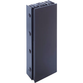 Steel Faced Dock Bumper, Rectangular, 7-1/2"W x 20"H, 4" Projection, Black view 2