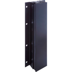 Steel Faced Dock Bumper, Rectangular, 13"W x 36"H, 6" Projection, Black view 2