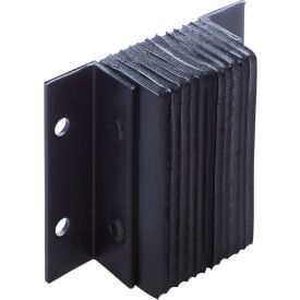 Ideal Warehouse® Laminated Dock Bumper Rectangular 12"W x 10"H 4-1/2" Projection Black 