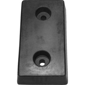 M-18 Molded Dock Bumper, 18"W x 10"H, Black view 2