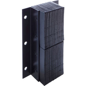 Ideal Warehouse® Econo Laminated Dock Bumper Rectangular 11""W x 20""H 6"" Projection Black
