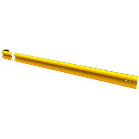 Ideal Warehouse SlowStop® Polycarbonate Guard Rail, 157"L, Yellow Ideal Warehouse SlowStop® Polycarbonate Guard Rail, 157"L, Yellow