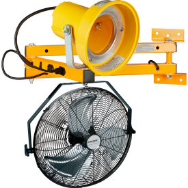 Ideal Warehouse® Dock Light (PX) 40" Poly Head with Fan No Bulb 50W 
