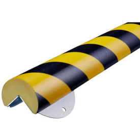 Knuffi WPK-A+ Corner Wall Protection Kit, 3.28', Black/Yellow, 60-6865