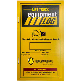 Replacement Log Book 70-1065-1 for Ideal Warehouse Electric Counterbalance Forklift Log Replacement Log Book 70-1065-1 for Ideal Warehouse Electric Counterbalance Forklift Log