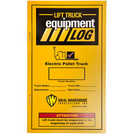 Replacement Log Book 70-1065-3-CP for Ideal Warehouse Electric Pallet Truck Log - Pack of 4 Replacement Log Book 70-1065-3-CP for Ideal Warehouse Electric Pallet Truck Log - Pack of 4