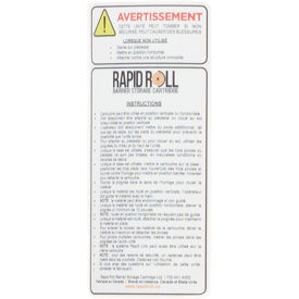 Ideal Warehouse RapidRoll™ French Warning Label, 70-7007 Ideal Warehouse RapidRoll™ French Warning Label, 70-7007