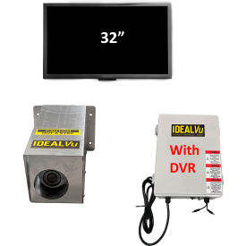 Ideal Warehouse IDEALVu® Dock Monitoring System; 32" Monitor Single Camera Front Facing DVR 