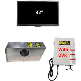 Ideal Warehouse IDEALVu® Dock Monitoring System; 32" Monitor Single Camera Side Facing DVR 