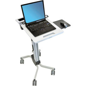 Ergotron 24-205-214 Ergotron® Neo-Flex® Laptop Cart, 15 lbs. Capacity, Two-Tone Gray image.
