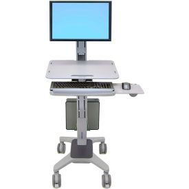 Ergotron 24-198-055 Ergotron® WorkFit-C Single LD Sit-Stand Mobile Desk Workstation image.