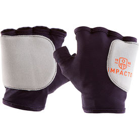 Impacto 503-10 Lrg Anti-Impact Work Glove, Nylon, Suede Leather & Gel Pad In The Palm, Side & Back