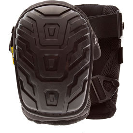 IMPACTO PROTECTIVE PRODUCTS INC 86800000000 Impacto 868-00 Knee Pad Gelite Hard Shell Textured Cover, Gel Insert, Dual Straps, Button Closure image.