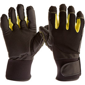 Impacto AVPRO XL Anti-Vibration Glove, Patented Antivib Pad In Palm & Fingers, Meets ANSI ISO 10819