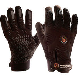 Impacto BG408 XL Anti-Vibration Air Glove Mechanic Style Full Finger Meets ANSI ISO 10819 