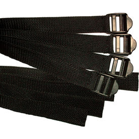 IMPACTO PROTECTIVE PRODUCTS INC METSTRAP Impacto Metatarsal Webbing Straps For Metguard For Shoes Without Laces, Nylon, One Size, Black image.