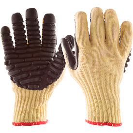 Impacto Blackmaxx Blade Lrg Vibration Reducing Anti-Slash Glove, Flexible Pad On Palm & Fingers