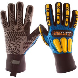 IMPACTO PROTECTIVE PRODUCTS INC WGCOOLRIGGL Impacto WGCOOLRIGG Lrg Dryrigger Gloves, Vented Back For Hot Conditions, Oil & Water Resistant image.