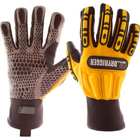 Impacto WGRIGG XL Dryrigger Gloves, Oil/Water Resistant, Anti-Impact TPR On Back Of Hand & Fingers