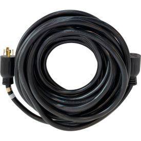 50' Heavy Duty Generator Power Cord with Cord Hanger, 30A, 10GA, 240V view 2