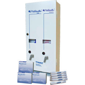 Impact Products 25160100 Impact Products J1 RSVP Plus 25 Cent Dual Pad & Tampon Dispenser - 25160100 image.