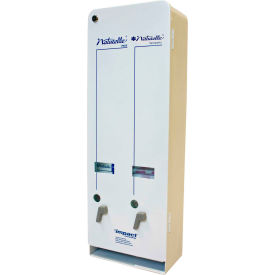 Impact Products 25191000 Impact Products J6 RC 25 Cent Dual #4 Napkin & Pad Dispenser w/ View Window, White - 25191000 image.