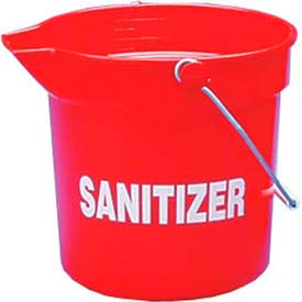 Impact Products 5510RS Impact® Deluxe Heavy-Duty Sanitizer Bucket -10 Qt., Red, 5510rs image.