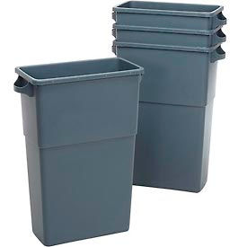 Impact Products 7023-3 Impact® Thin Bin™ Container - 23 Gallon, Gray, 7023-3 image.