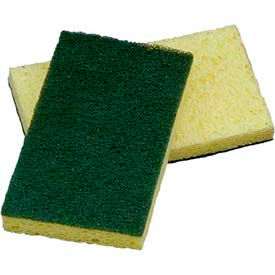 Impact Products 7130P Impact Products Medium Duty Cellulose Scrubber Sponge, Yellow/Green - 7130P image.