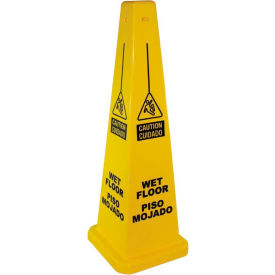 Impact Products 23879 Impact® Caution Wet Floor Sign - Four Sided, Spanish/English, 36" , 23879 image.