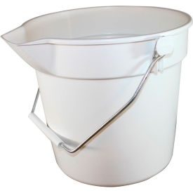 Impact Products 5510W Impact® Deluxe Heavy-Duty Bucket -10 Qt., White, 5510w image.
