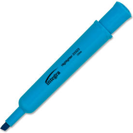 Integra™ Desk Highlighter Chisel Tip Fluorescent Blue Ink 12/Pack