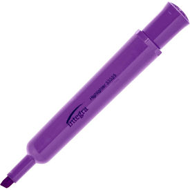 Integra™ Desk Highlighter Chisel Tip Fluorescent Purple Ink 12/Pack