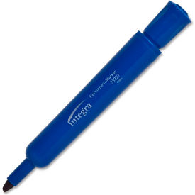 Integra™ Permanent Marker Chisel Blue Ink Dozen