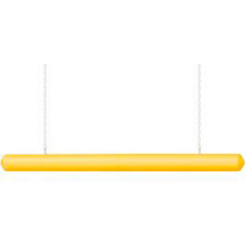 Innoplast, Inc CBR-476YN Innoplast Clearance Bar with Round Cap, 4"D x 76"L, Yellow Bar/No Tapes image.
