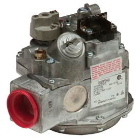 Robertshaw 700-442 Gas Valve - 1" Inlet, Straight-Thru Side Outlets, 3.5" W.C. Nat. Gas image.
