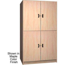 Ironwood Manufacturing Inc 404-35-M-GG Ironwood 2 Compartment Wardrobe Storage Cabinet, Solid Door, Folkstone Color image.