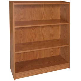 Ironwood Manufacturing Inc BC3CLDO 36" Adjustable Bookcase - 36"W x 11-7/8"D x 35-5/8"H Medium Oak image.