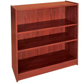 Ironwood Manufacturing Inc BC3CLMH 36" Adjustable Bookcase - 36"W x 11-7/8"D x 35-5/8"H Mahogany image.