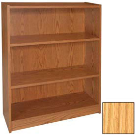 Ironwood Manufacturing Inc BC3CLNO 36" Adjustable Bookcase - 36"W x 11-7/8"D x 35-5/8"H Natural Oak image.