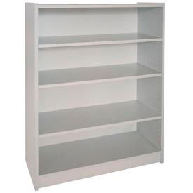 Ironwood Manufacturing Inc BC4CLGG 48" Adjustable Bookcase - 36"W x 11-7/8"D x 47-1/8"H Gray image.