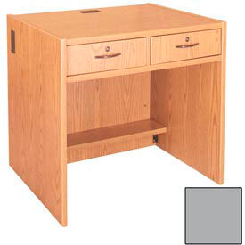 Ironwood Manufacturing Inc CDTD32GG Two-Drawer Unit - 36"W x 30-1/8"D x 32-1/8"H Gray image.