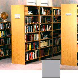 Ironwood Manufacturing Inc LS84DBGG 84" Double Face Shelving Base - 37"W x 24"D x 83-3/4"H Gray image.