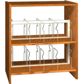 Ironwood Manufacturing Inc PBS42DBOC 42" Picture Book Shelving Base - 37"W x 23-7/8"D x 40-7/8"H Oiled Cherry image.