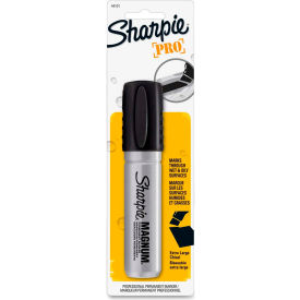 Sanford 44101PP Sharpie® Magnum® Permanent Marker, Black, 1/Card image.