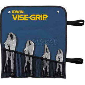 Irwin Industrial Tools 71 IRWIN VISE-GRIP® 71 4 Piece The Original™ Locking Plier Set W/ Pouch image.