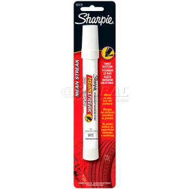 Sanford 85118PP Sharpie® Meanstreak® Permanent Marker, White, 6/Pk image.
