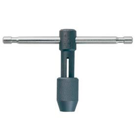 Irwin Industrial Tools 12002 T-Handle Tap Wrench-TR-2E -For Tap 1/4" to 1/2"-Carded image.