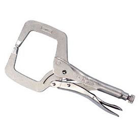 Irwin Industrial Tools 19 IRWIN VISE-GRIP® 19 The Original™ 11" Locking C-Clamp Plier W/ Regular Tips image.