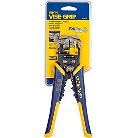 Irwin Industrial Tools 2078300 IRWIN VISE-GRIP® 2078300 8" Self-Adjusting Wire Stripper/Cutter/Crimper W/ Pro Touch Grips image.